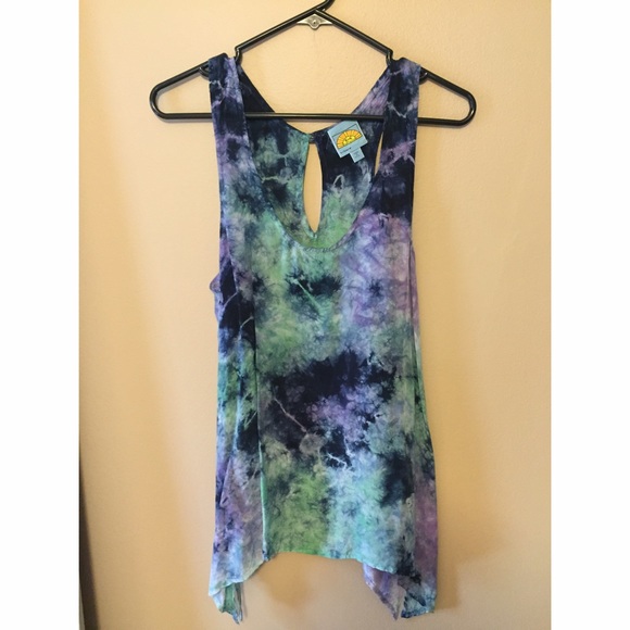 C&C California shark bite silk top