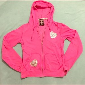 💕 PINK Peace and Love Hoodie 💕