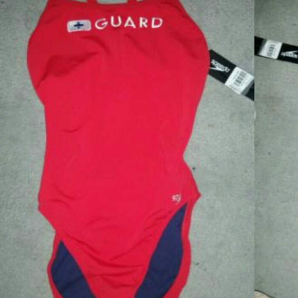Womens speedo life guard suit