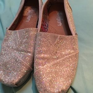 Silver sparkly Skechers