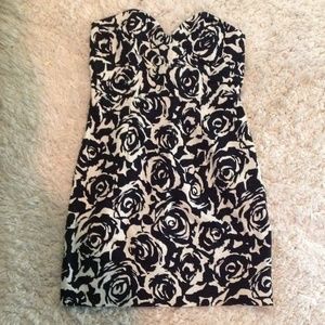 Black & White Floral Dress