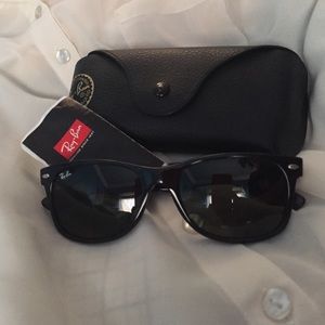 AUTHENTIC Raybans black wayfers.