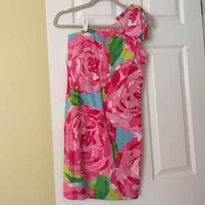 Lilly Pulitzer floral off the shoulder dress