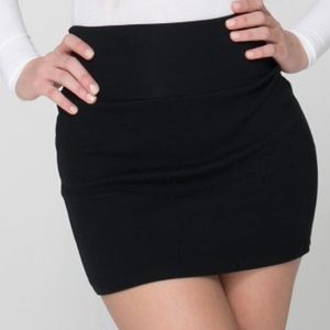 American Apparel Black Bandage Skirt