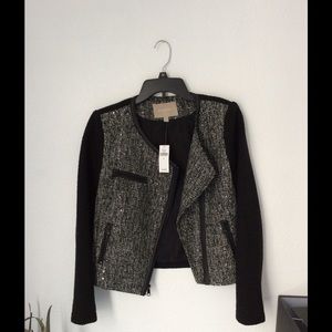 Textured Moto jacket