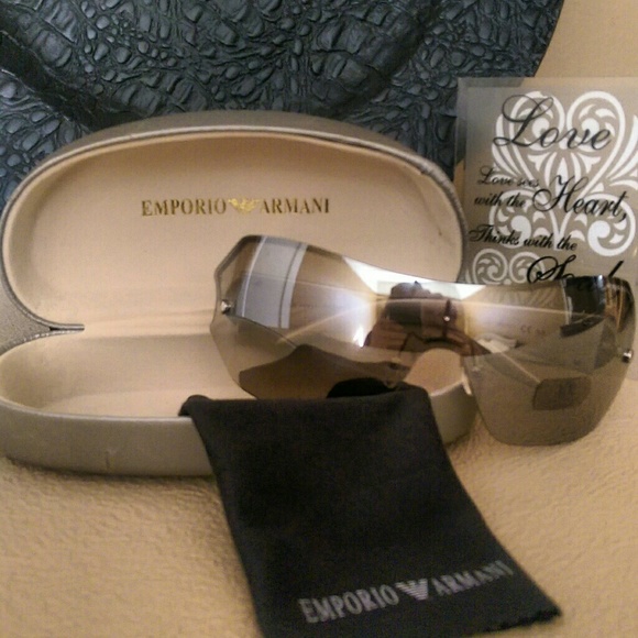 Emporio Armani Accessories - Auth. Emporio Armani Silver Sunglasses