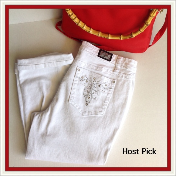 Earl Jean Denim - Earl Jean White Capris