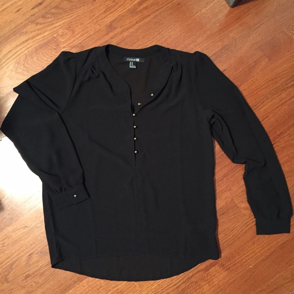 Black medium forever 21 blouse