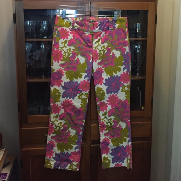 J Crew Floral Capris