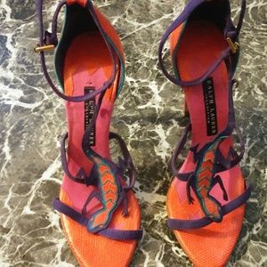 Ralph lauren colorful heels