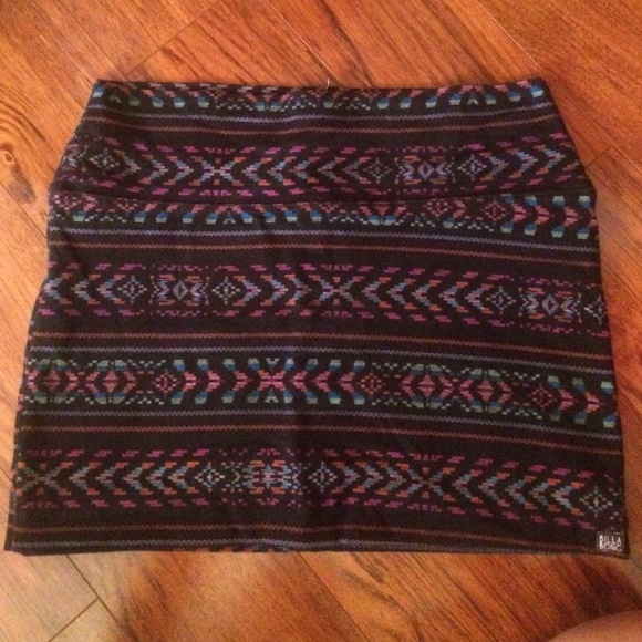Cotton tribal print skirt