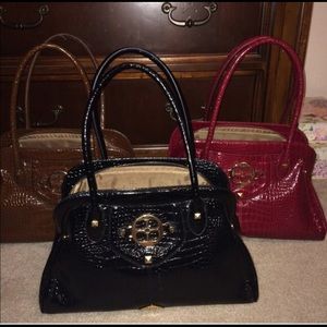 Iman Double Handle Satchel