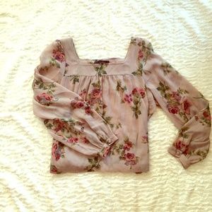 Jessica Simpson floral blouse