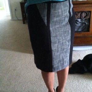 Black and white skirt