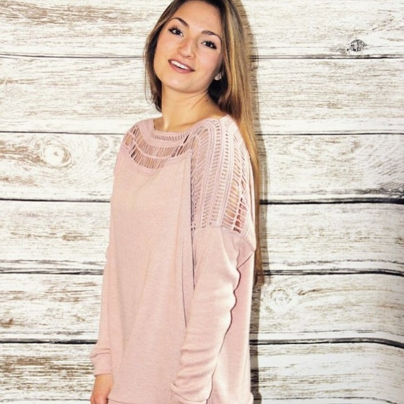 NWT S M L IN ROSE AND MOCHA