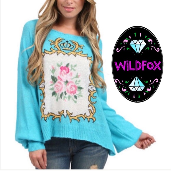 Wildfox Sweaters - ❤️💕Wildfox China Blue💕❤️