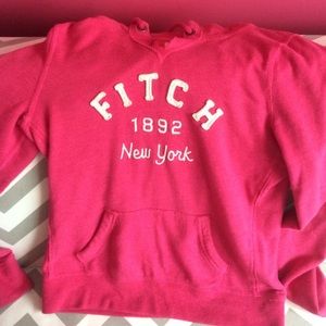 A&F Pink Hoodie size M