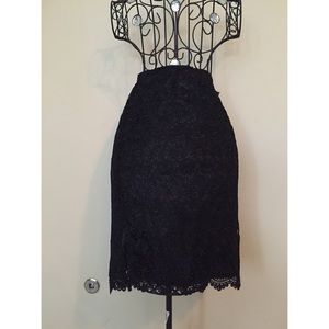 Black Lace Skirt