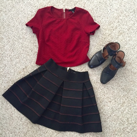 Forever 21 Maroon Crop Top