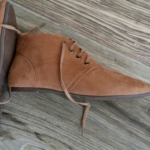 F21 Faux suede booties 7