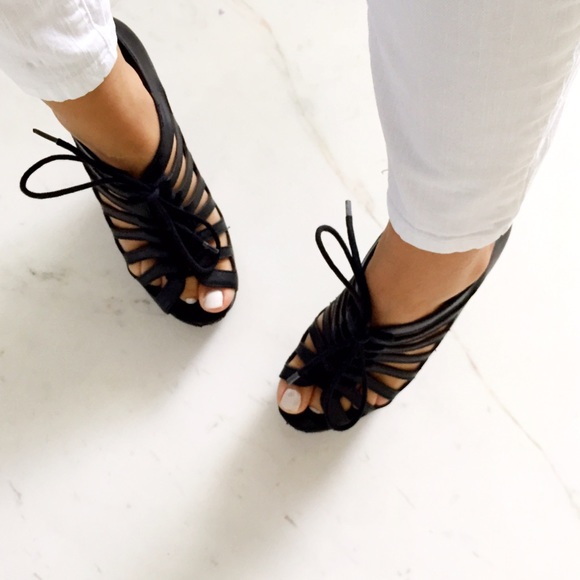 Steve Madden Shoes - Steve Madden Caged Wedges Size 6 1/2
