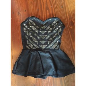 NEW Charlotte Russe strapless top