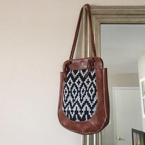 Beautiful target brown and tribal print purse