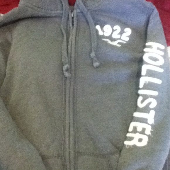 Gray Hollister Hoodie