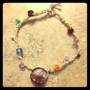 Handmade hemp bracelet