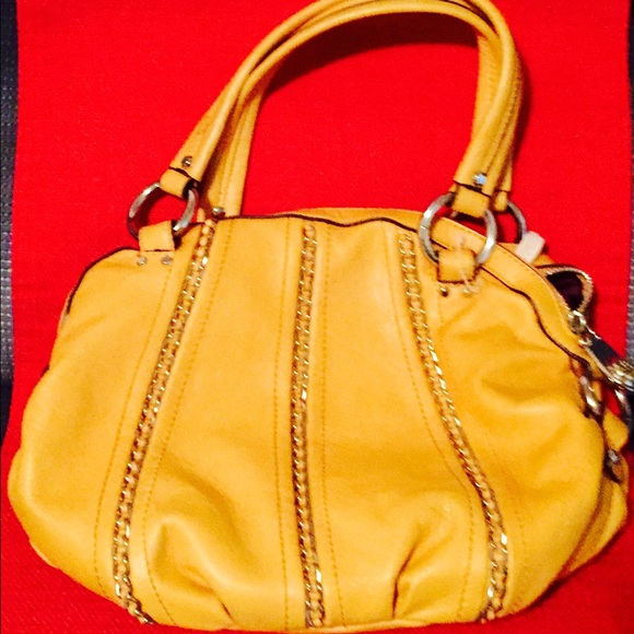 B. Makowsky Mustard Handbag