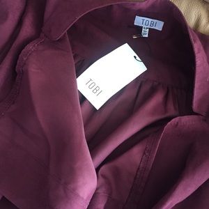 Tobi- maroon coat