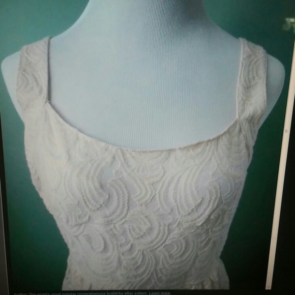 Free people turn back time pink lace dress size 12 - Picture 2 of 4