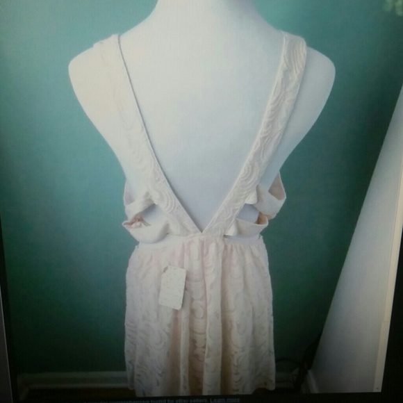 Free people turn back time pink lace dress size 12 - Picture 4 of 4