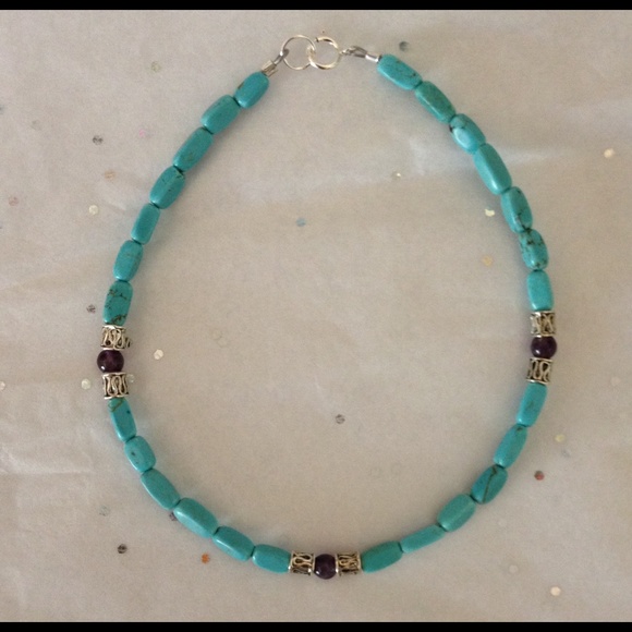 Turquoise Anklet - Picture 2 of 3