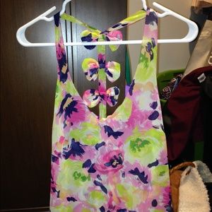 LF Colorful Sheer Top