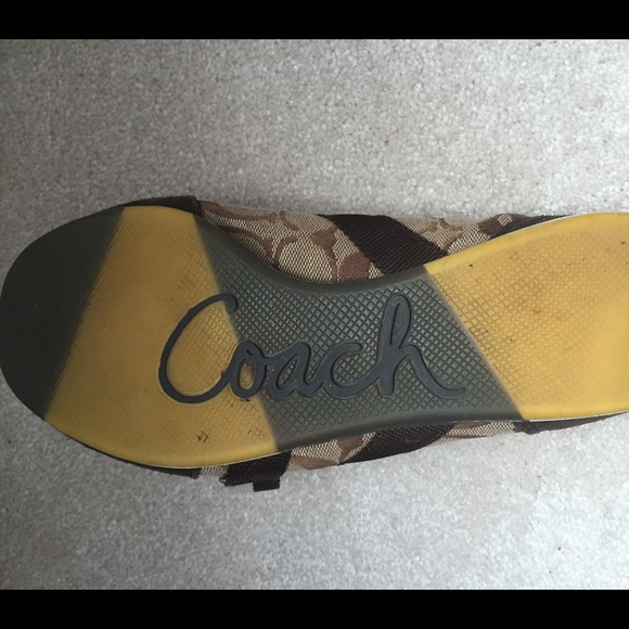 Coach brown sneakers size 7.5 - Picture 3 of 4