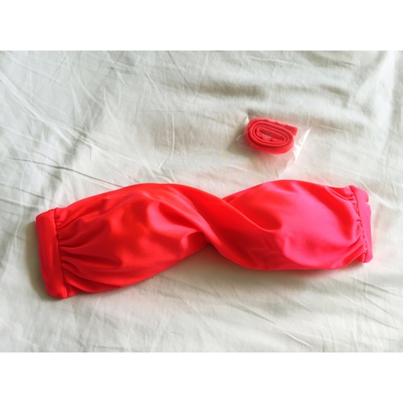 NWOT Luli Fama Bandeau Bikini Top