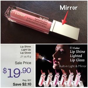 🚫SOLD🚫Lip Gloss Built-in Light & Mirror
