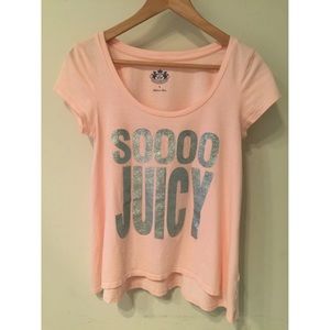 Juicy couture "so juicy" pink top