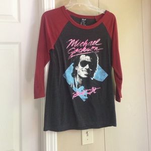 Michael Jackson "beat it" quarter sleeve🎉⛄️