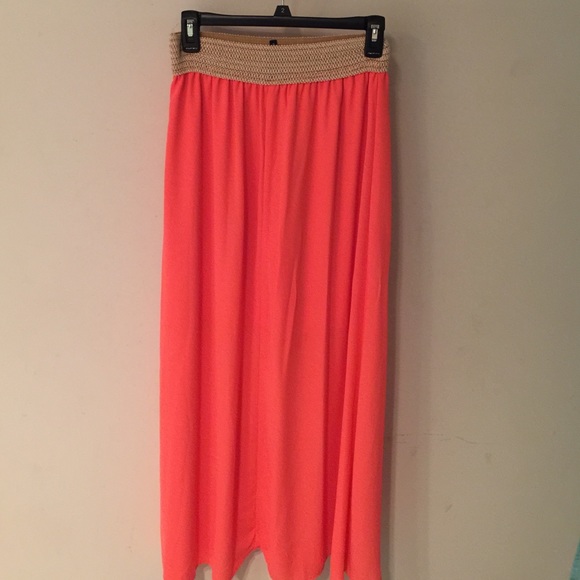 Love culture coral skirt