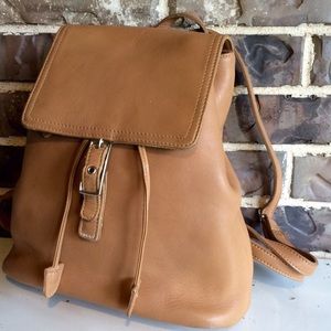 Vintage COACH Tan Leather Backpack