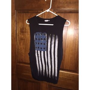 American Flag tank