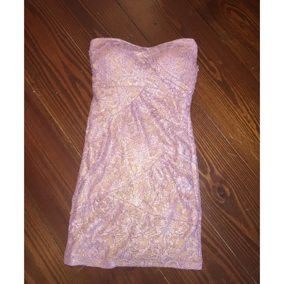 Light pink laced dress