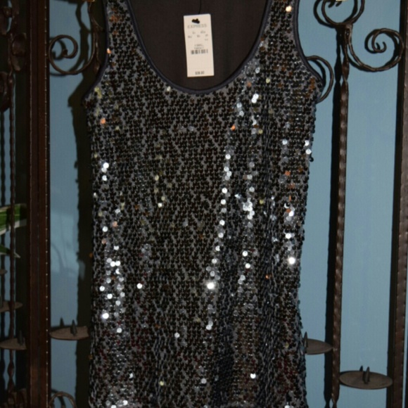 Sequin tank top