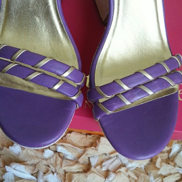 New Kate spade platform wedge strappy sandal - Picture 2 of 4