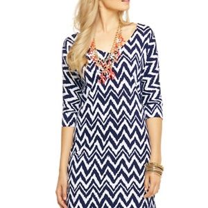 Nwt Xl Lilly Pulitzer Eliza navy get your chev on