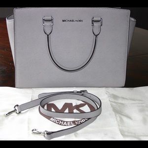 Michael Kors Selma Large Saffiano Leather Satchel