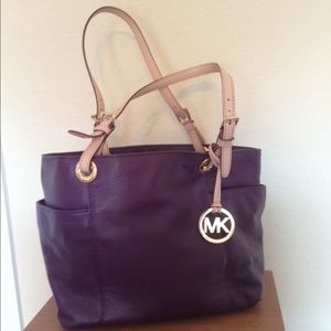 Micheal Kor's Dark Purple Purse