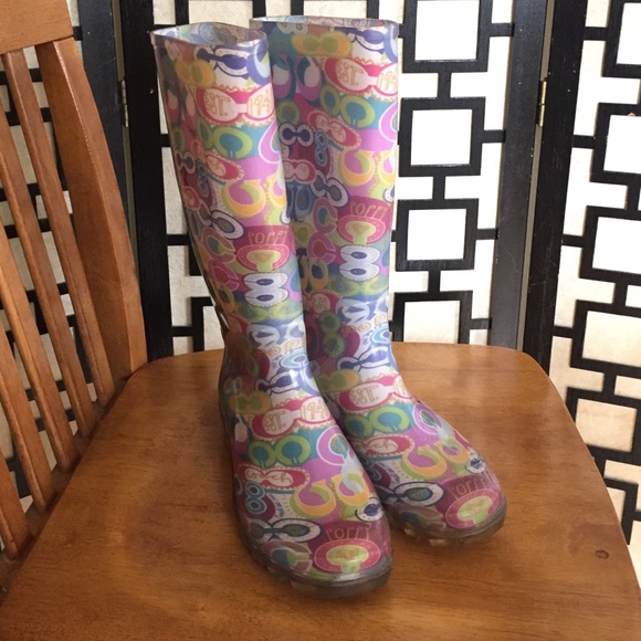 Coach Shoes - Coach Poppy Pop C rain boots